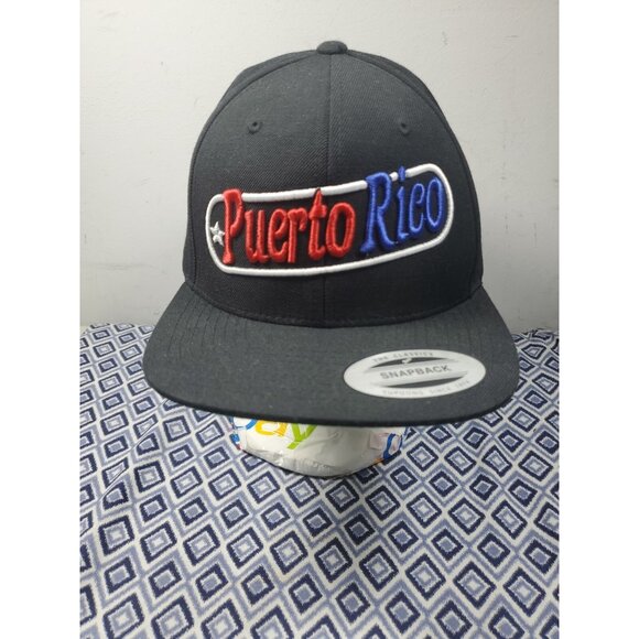 PUERTO RICO Snap Back Baseball Cap Hat Adjustable - Picture 2 of 16
